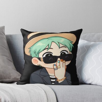 Bigbang Kpop Music Group Design Throw Pillow